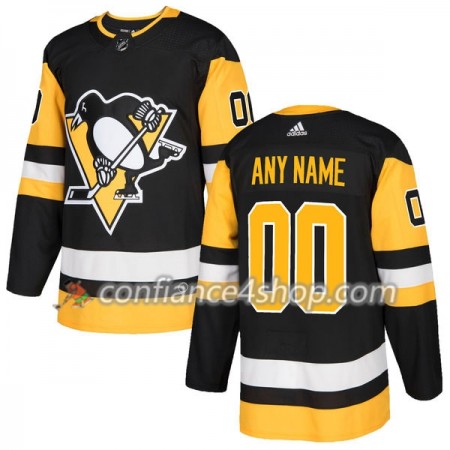 Adidas Maillot de Hockey Pittsburgh Penguins Personnaliser 2017-2018 Noir Authentic - Homme